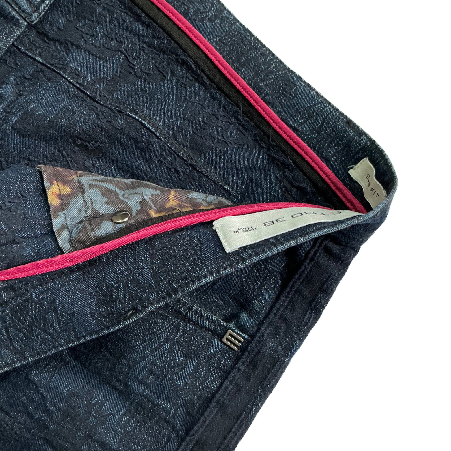 Etro Paisley Textured Side Seam Pants