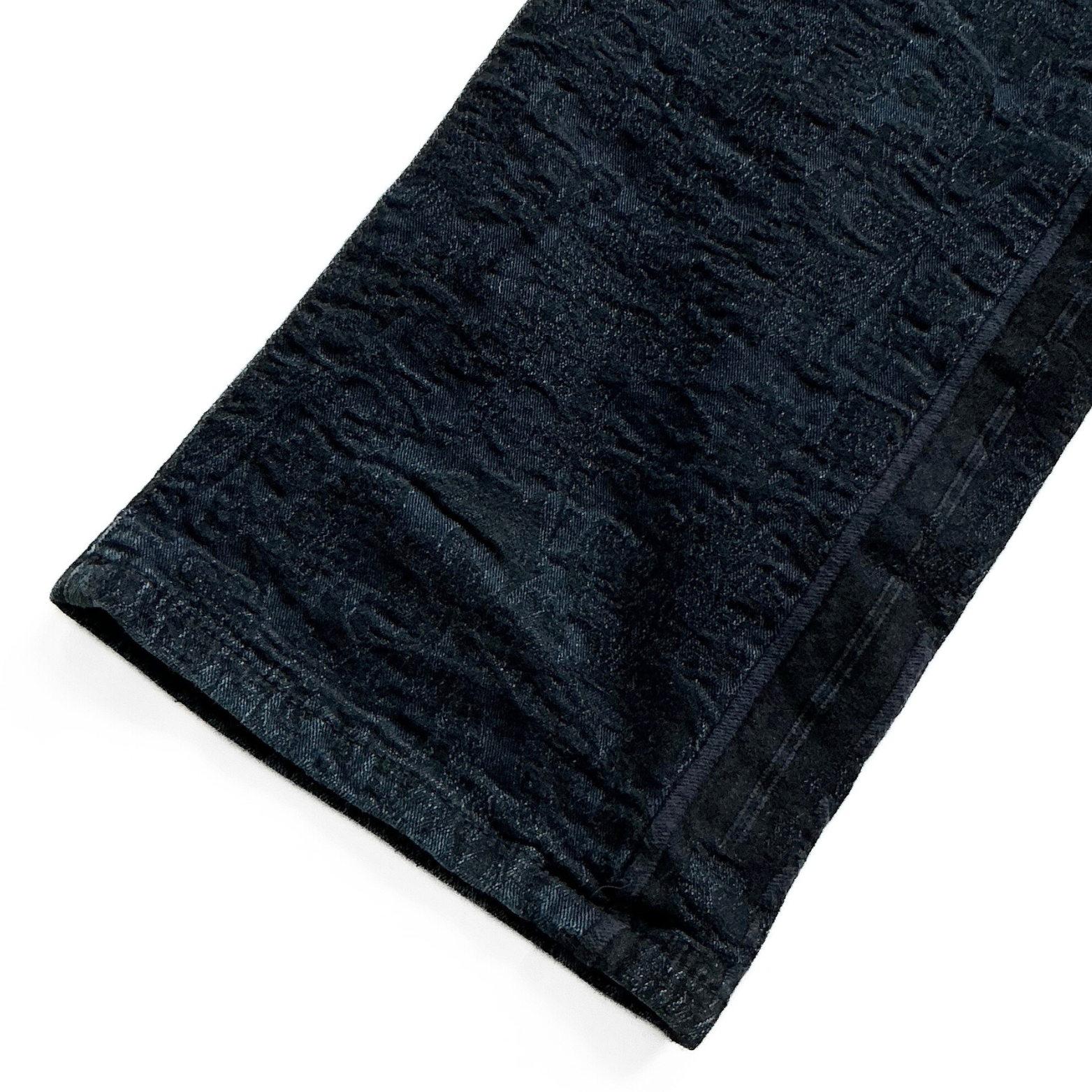 Etro Paisley Textured Side Seam Pants