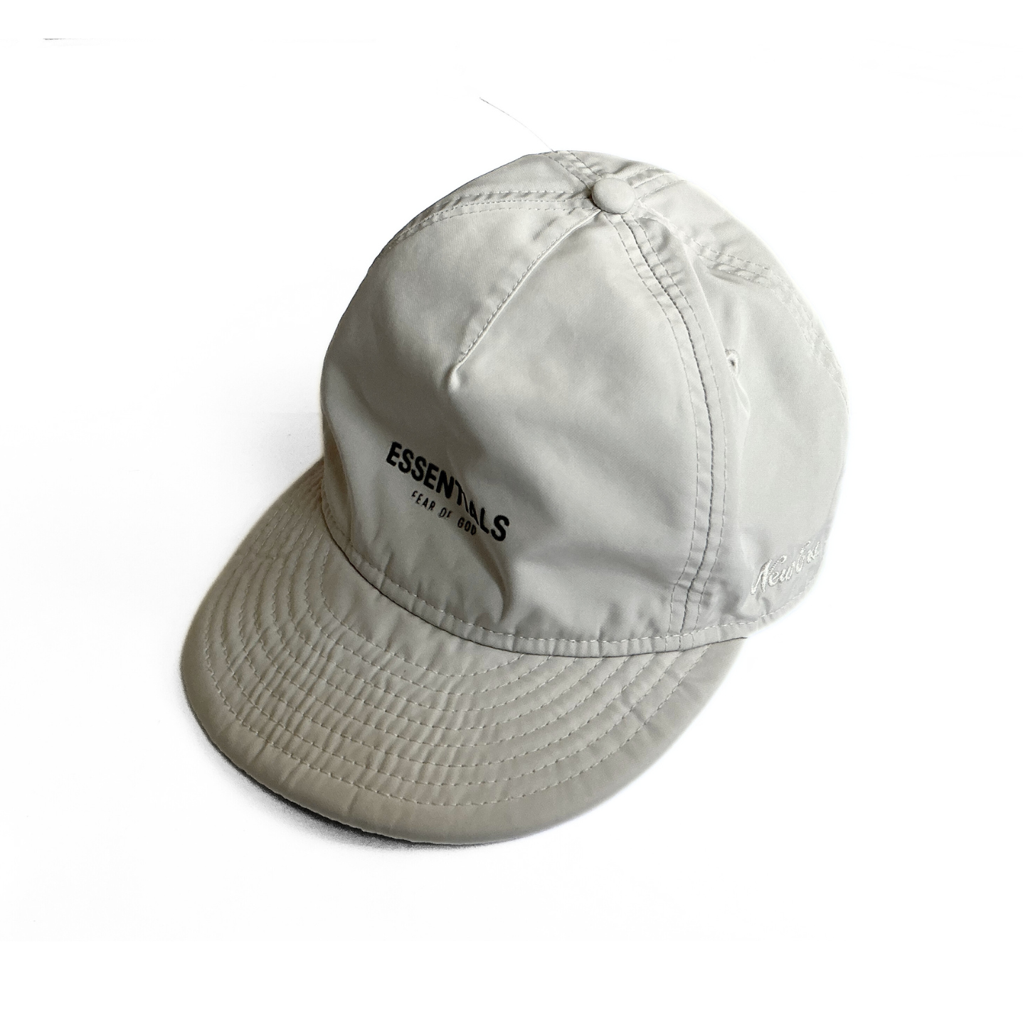 Fear of God Essentials New Era Cap in Stone Beige