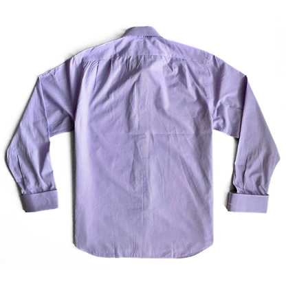Fray Italy for Bergdorf Goodman Dress Shirt in Purple Gingham