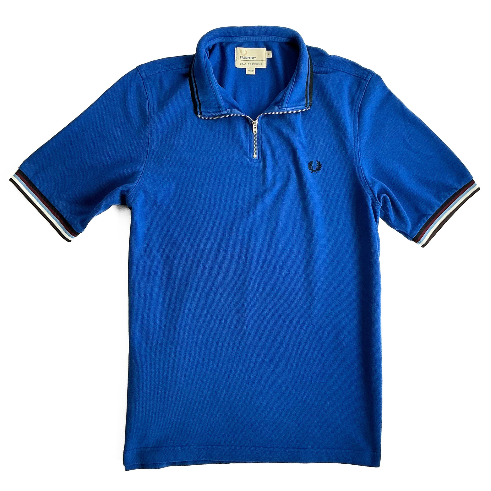 Fred Perry / Bradley Wiggins Polo Shirt in Blue / Multi colored