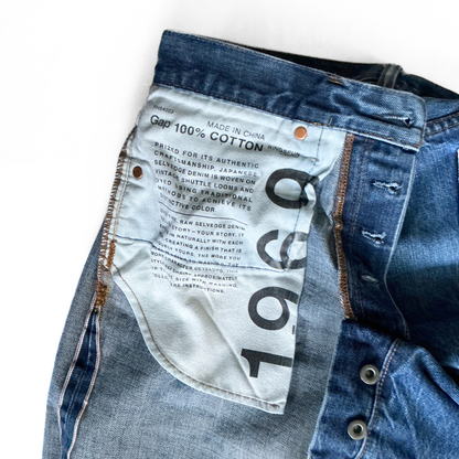 Gap 1969 Japanese Selvedge Denim Jeans in Vintage Blue Wash&nbsp;
