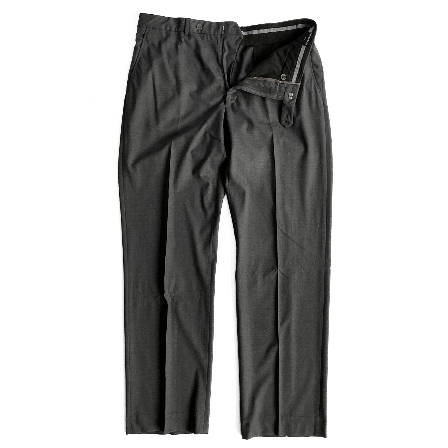 Giorgio Armani Suit Trousers in Charcoal Grey