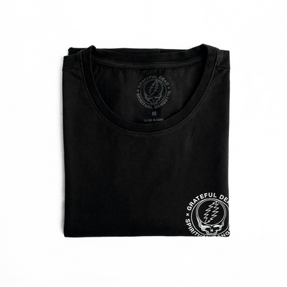 Grateful Dead Spiritual Gangster Black White T Shirt