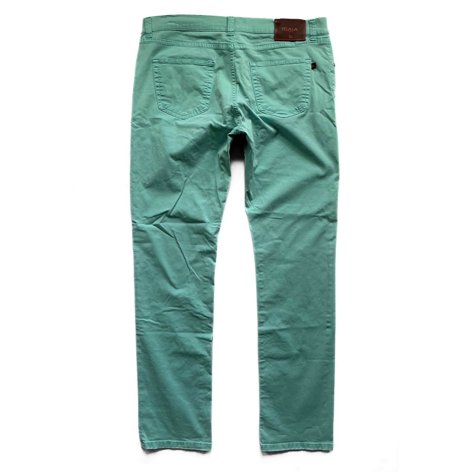 Isaia Napoli Kurabo Japanese Denim in Turqoise