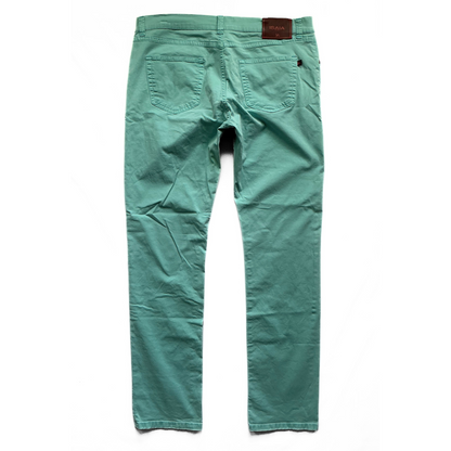 Isaia Napoli Kurabo Japanese Denim in Turqoise