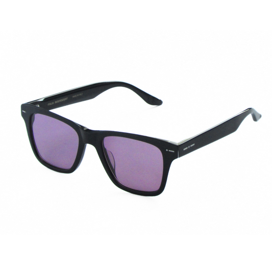 Italia Independent Accelerazione Sunglasses in Black Frame Purple Lenses