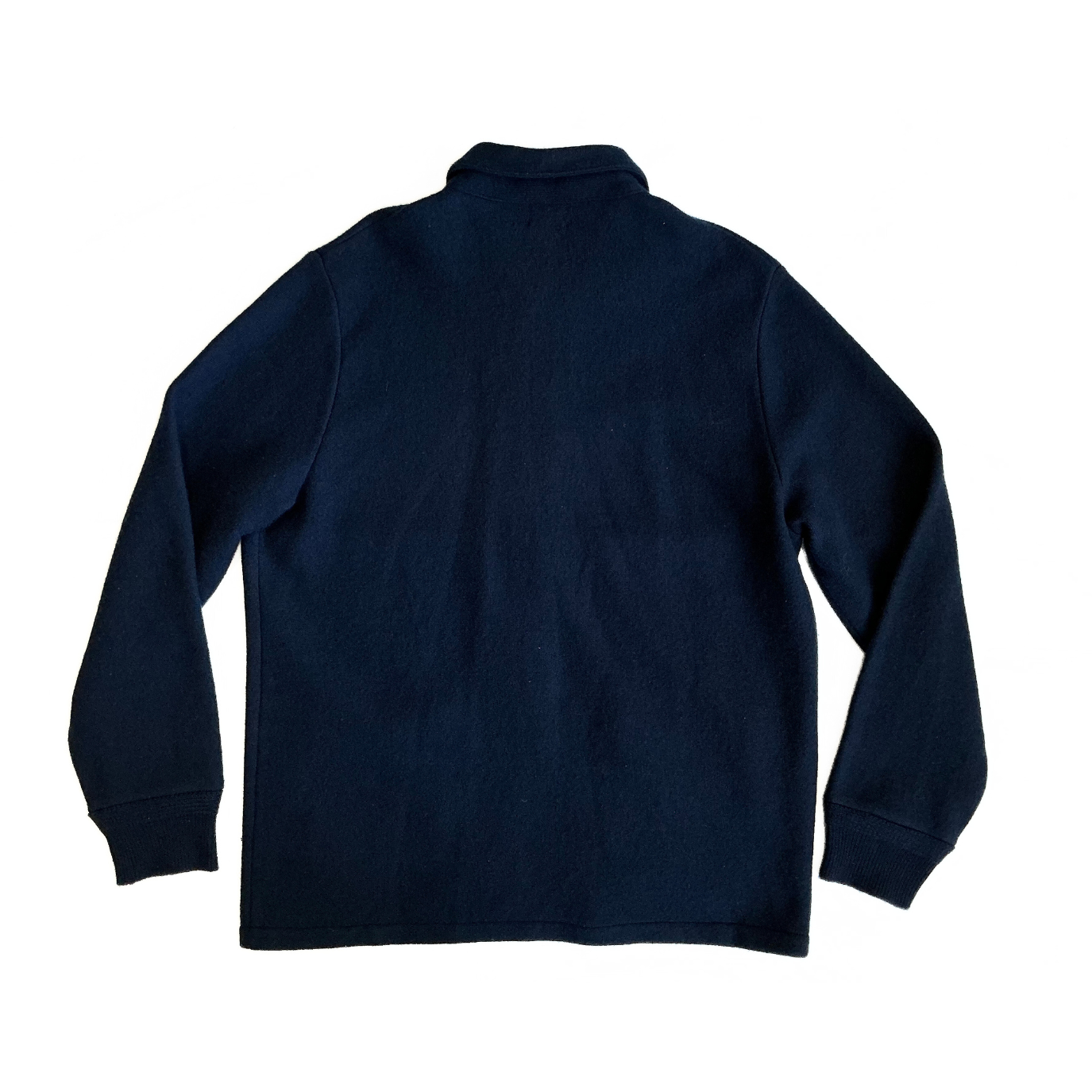 J. Crew Boiled Merino Wool Coach Jacket in Navy