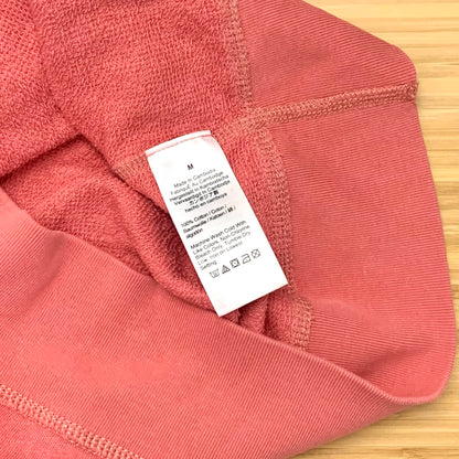 J.Crew Lightweight sunfaded red french terry pocket sweatshirt 