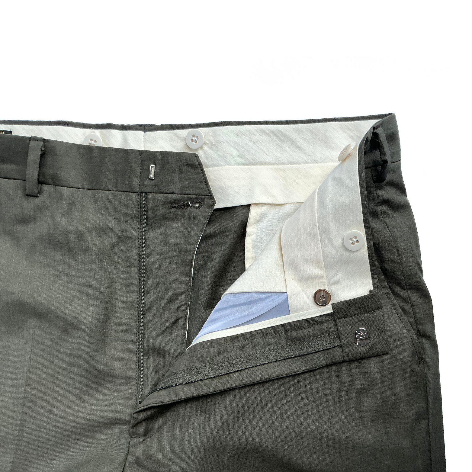 J. Press Hand Tailored Pants in Military Green