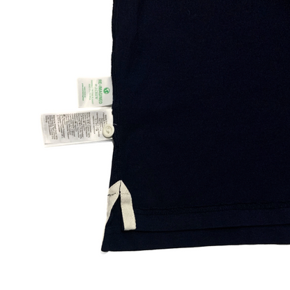 J. Crew Hooded Rugby Shirt in Navy / Red Stripe / Grey
