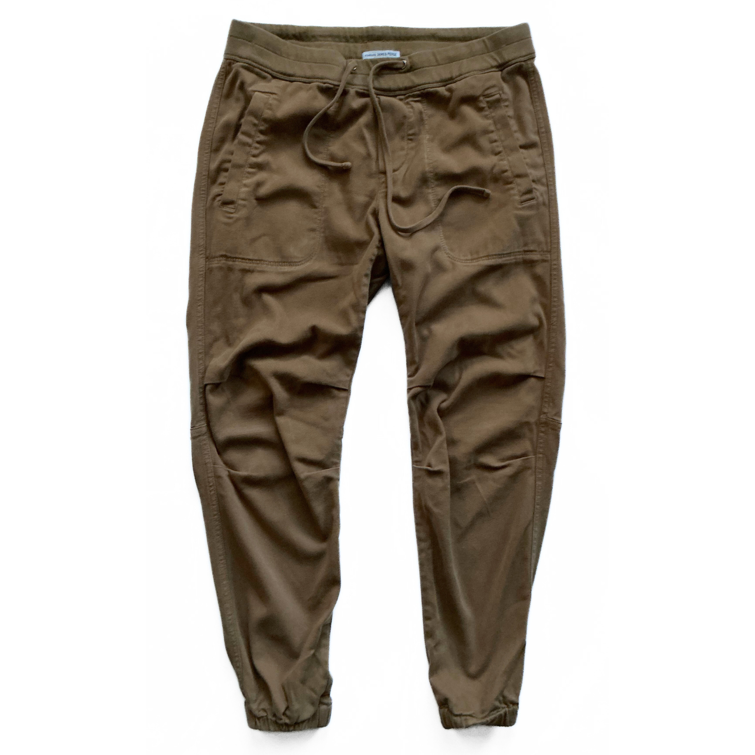 James Perse Jogging Pants in Military Khaki Green