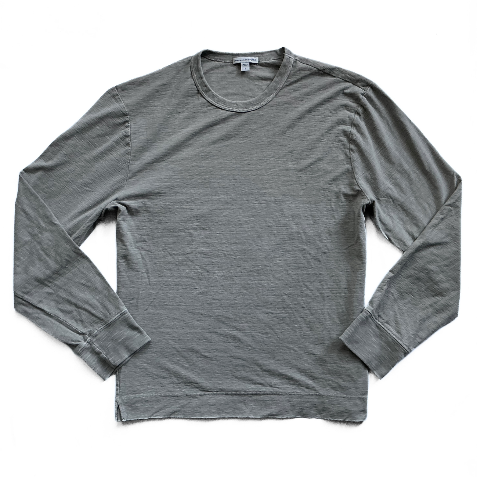 James Perse Lightweight Sweatshirt in Driftwood Grey