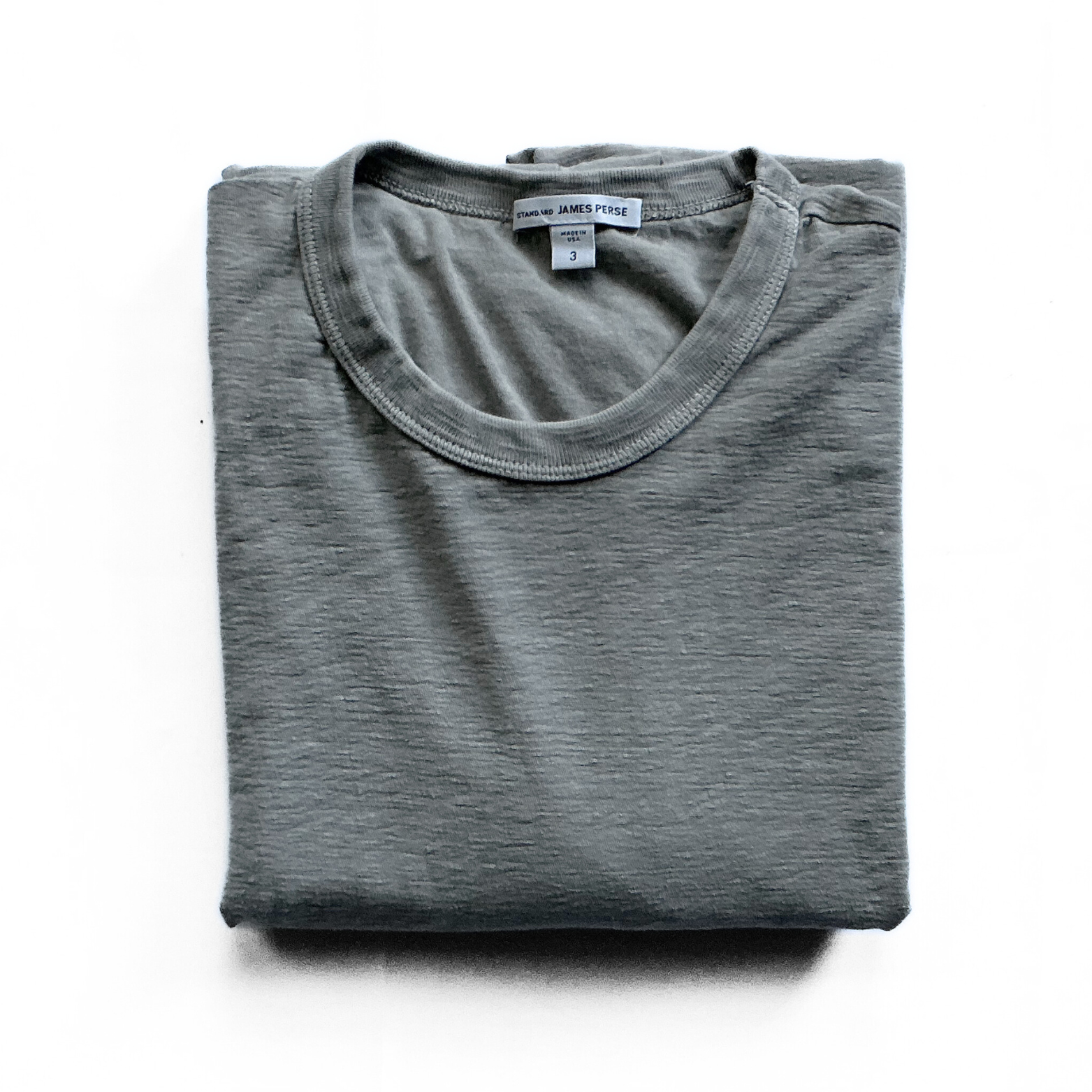 James Perse Lightweight Sweatshirt in Driftwood Grey