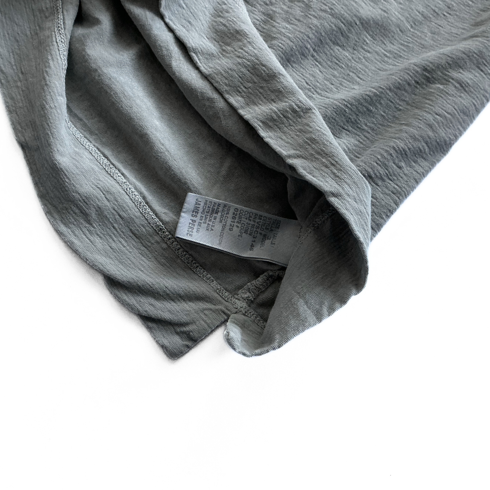 James Perse Lightweight Sweatshirt in Driftwood Grey