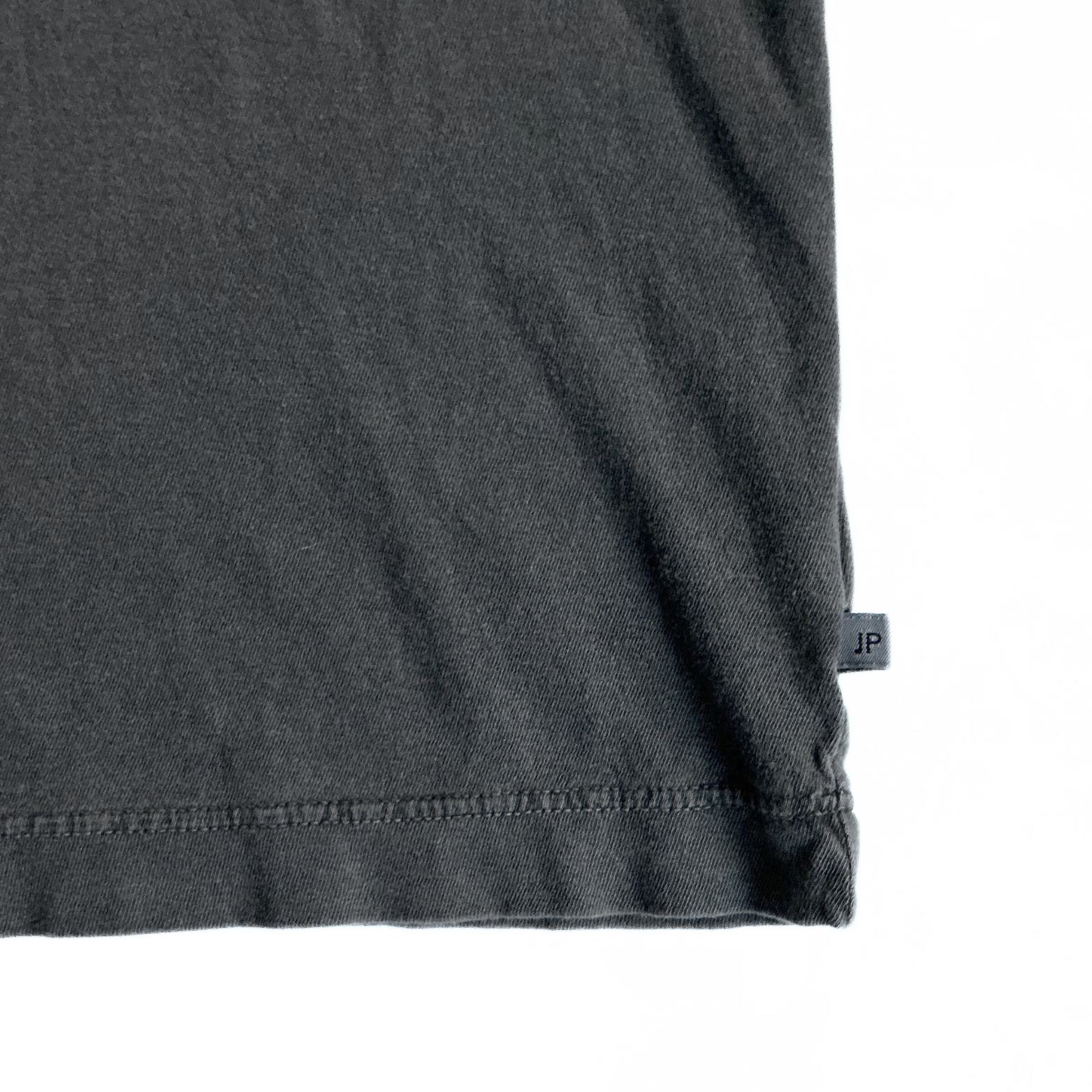 James Perse Longsleeve T Shirt in Charcoal Grey