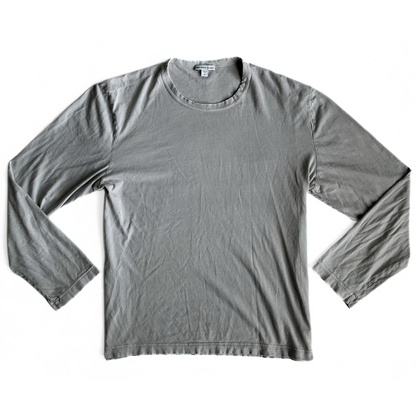 James Perse Longsleeve T-Shirt in Limestone