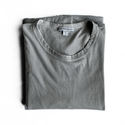 James Perse Longsleeve T-Shirt in Limestone