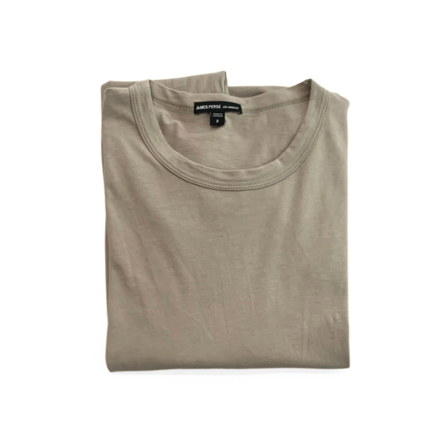 James Perse Longleeve T Shirt in Sand / Stone