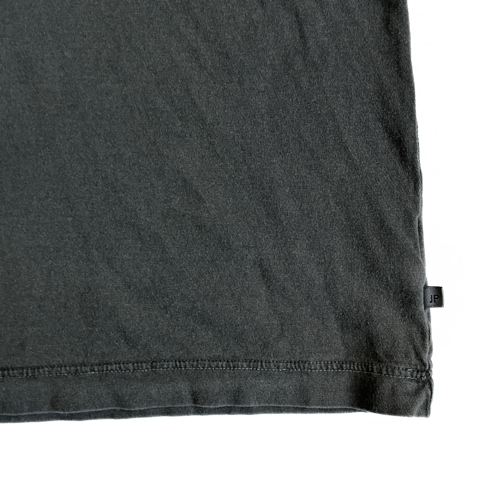 James Perse Round Neck T Shirt in Iron Grey