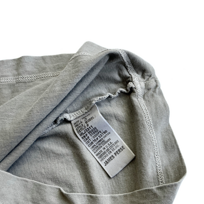 James Perse Round Neck T Shirt in Limestone / Sand