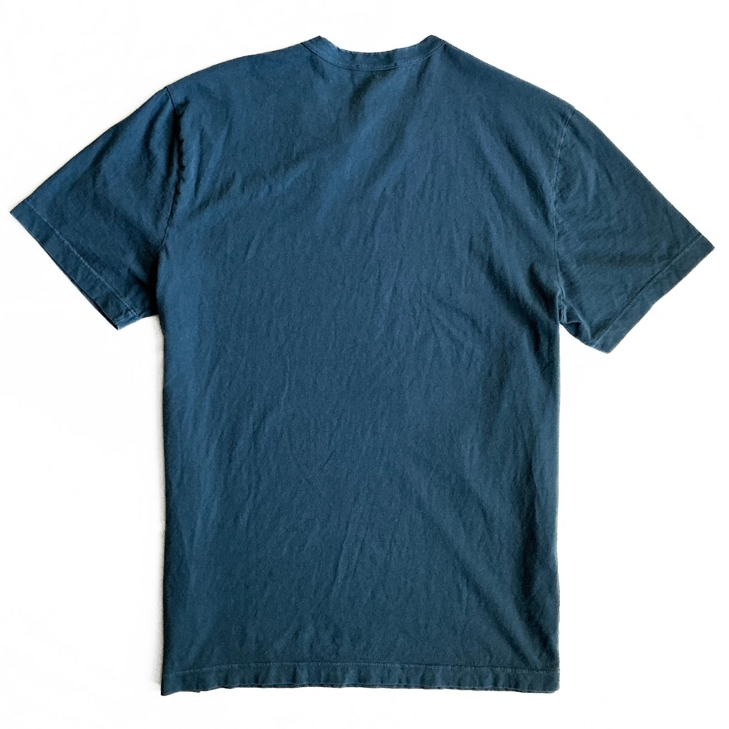 James Perse Round Neck T Shirt in Pacific Blue