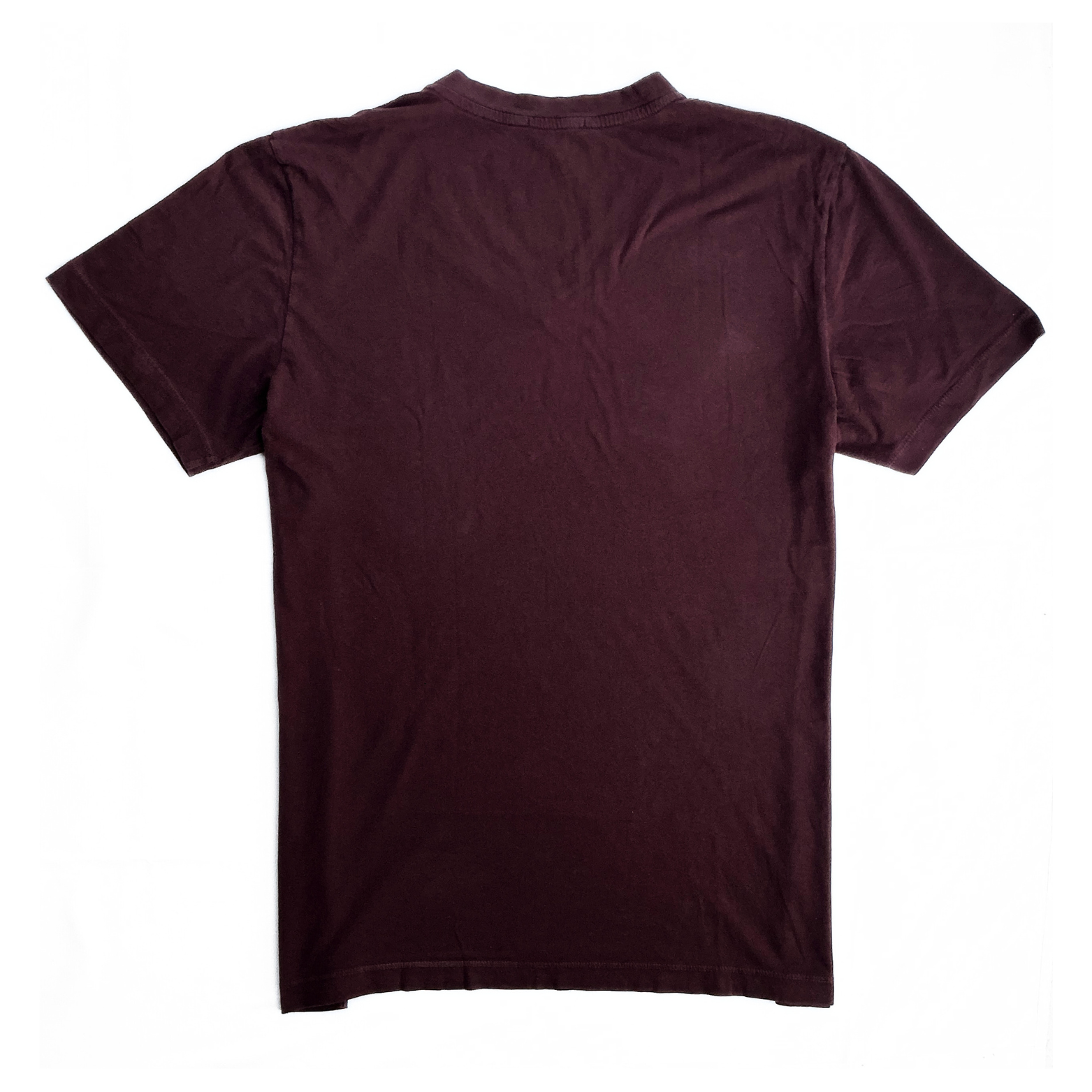 James Perse V Neck T Shirt Burgundy / wine / red