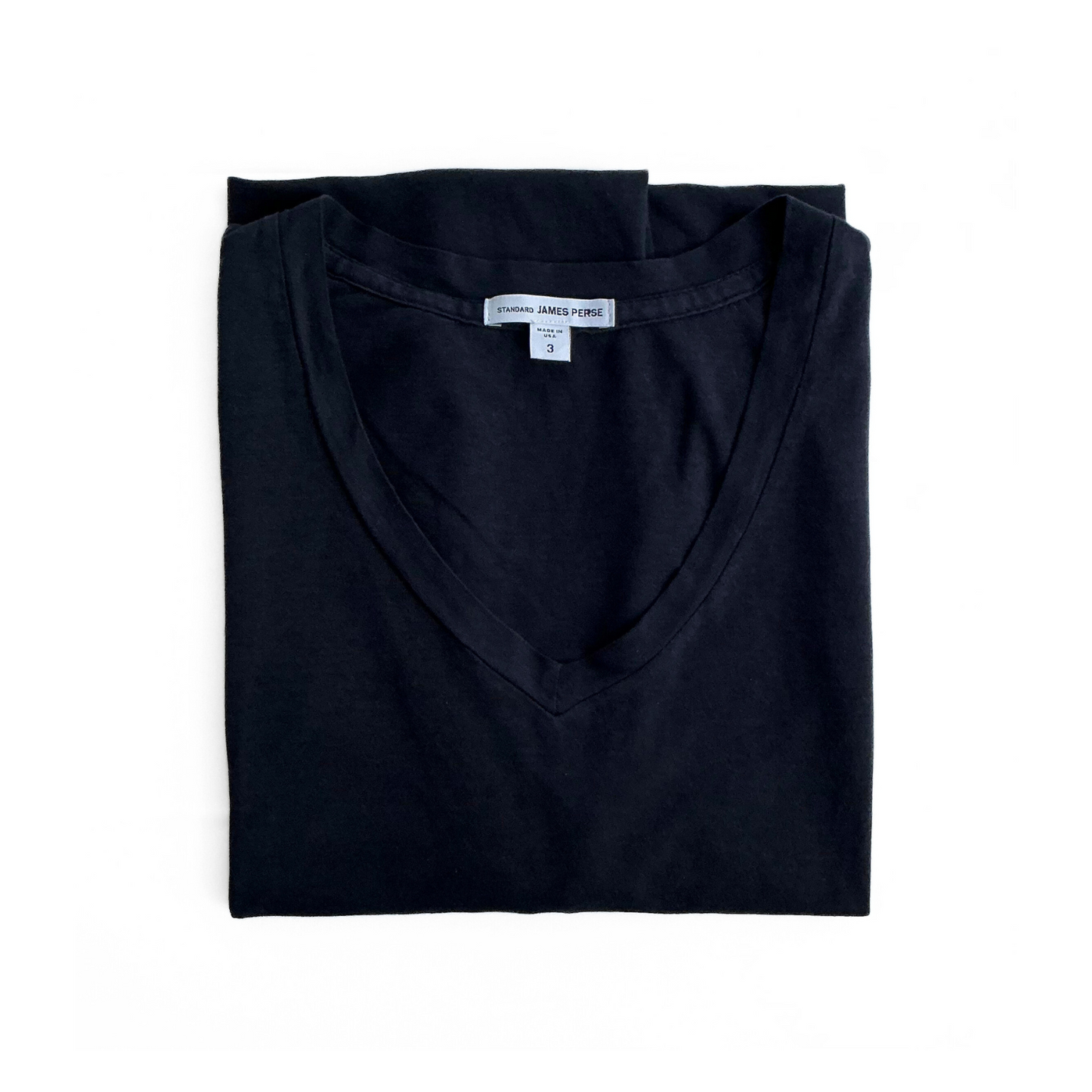 James Perse V Neck T Shirt Dark Navy