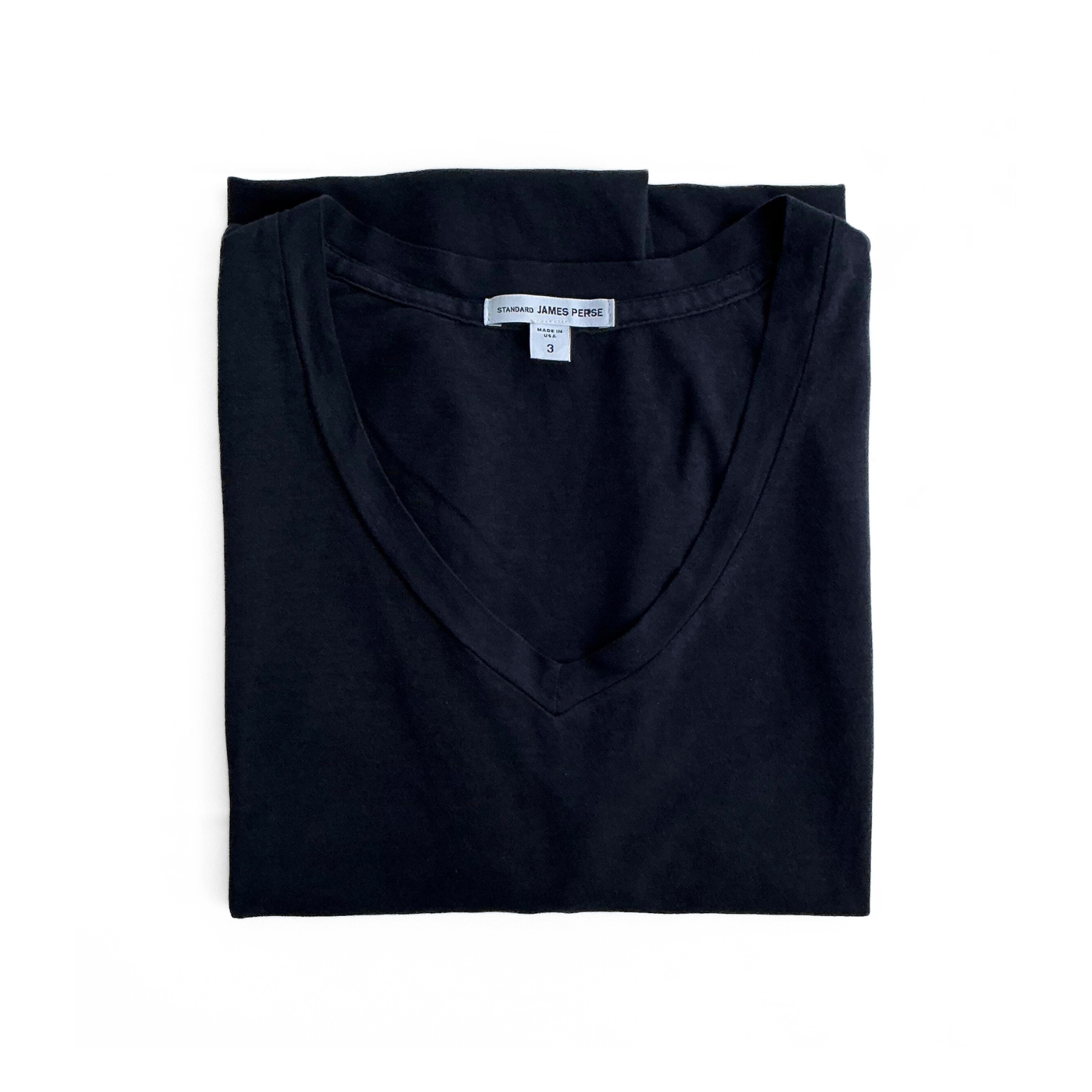 James Perse V Neck T Shirt Dark Navy