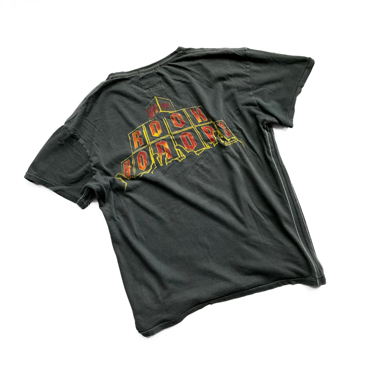 John Varvatos Trunk Rock Honors T-Shirt in Cloud Blue / Red / Yellow