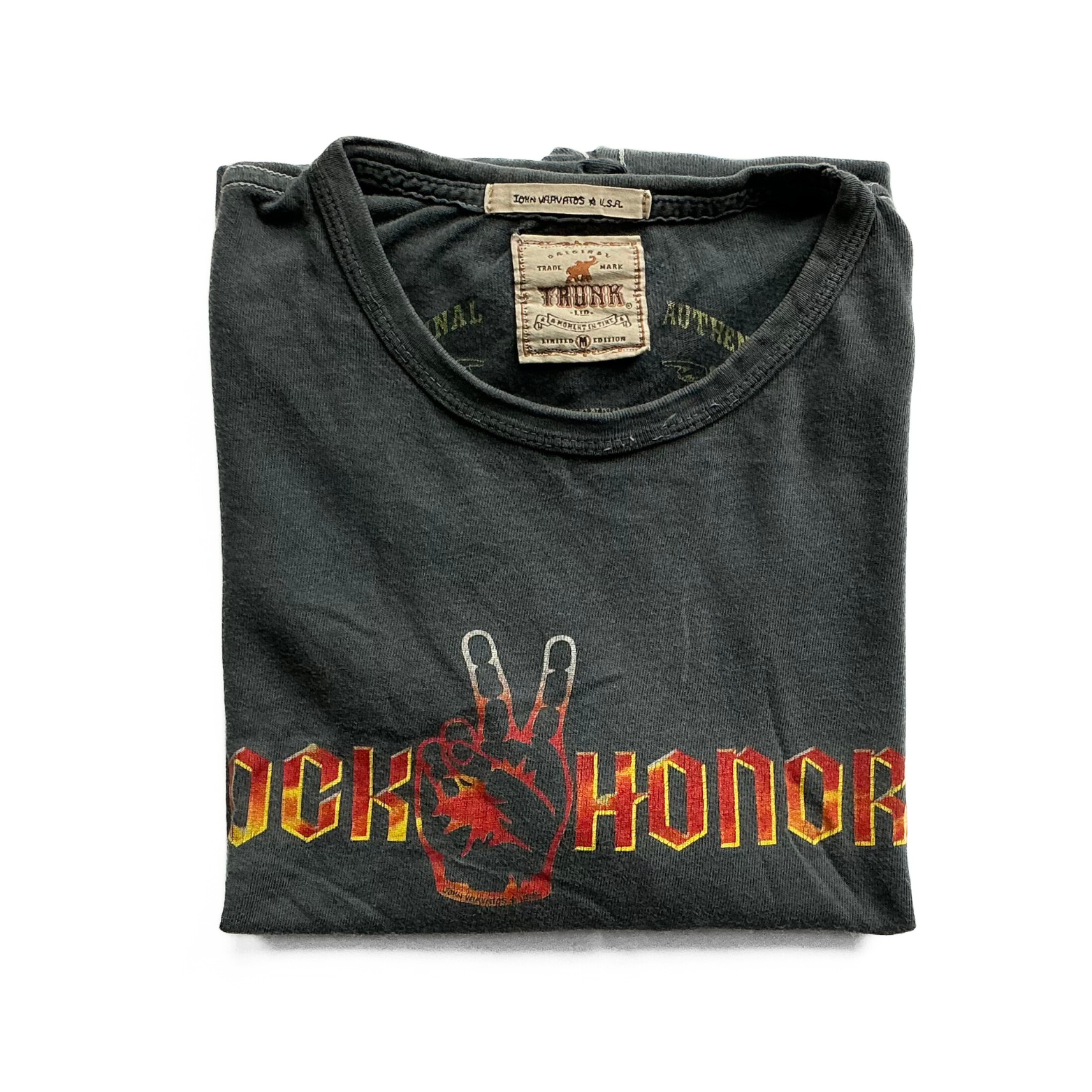 John Varvatos Trunk Rock Honors T-Shirt in Cloud Blue / Red / Yellow