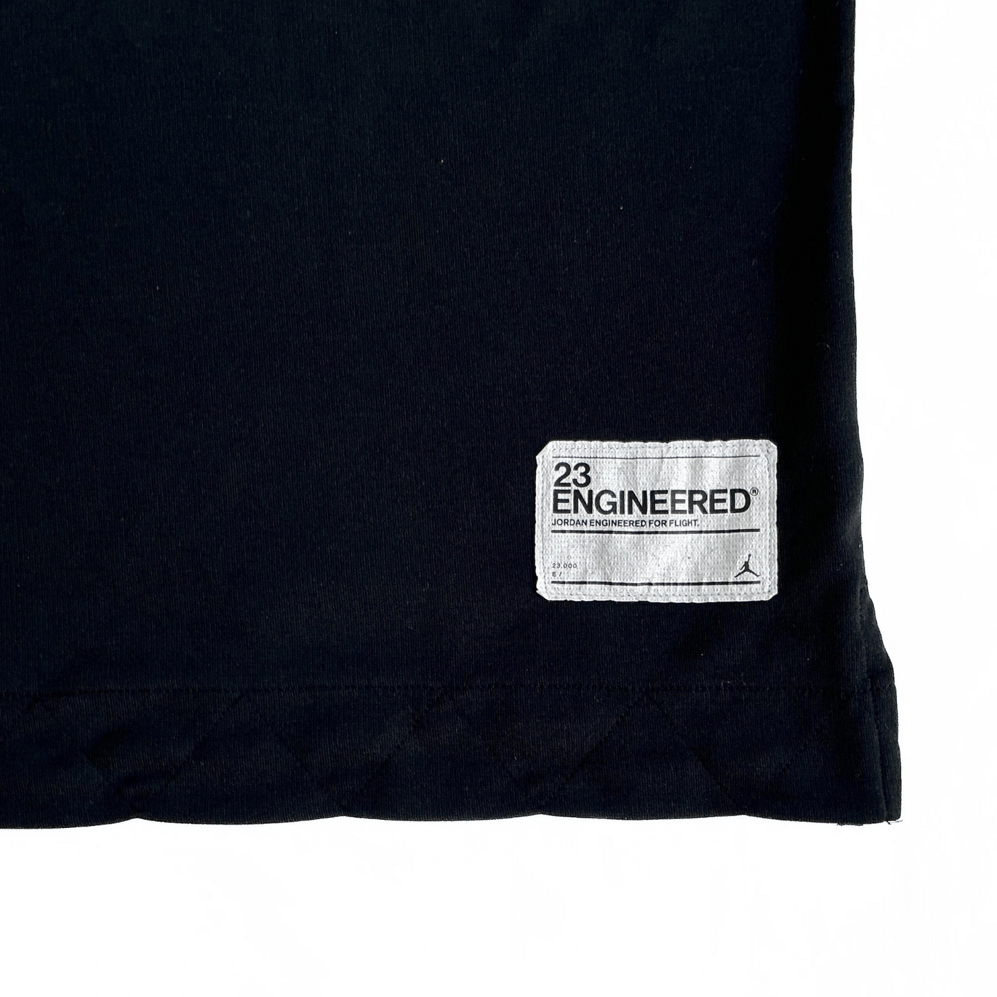 Jordan 23 Engineered Helvetica T-Shirt in Black / White