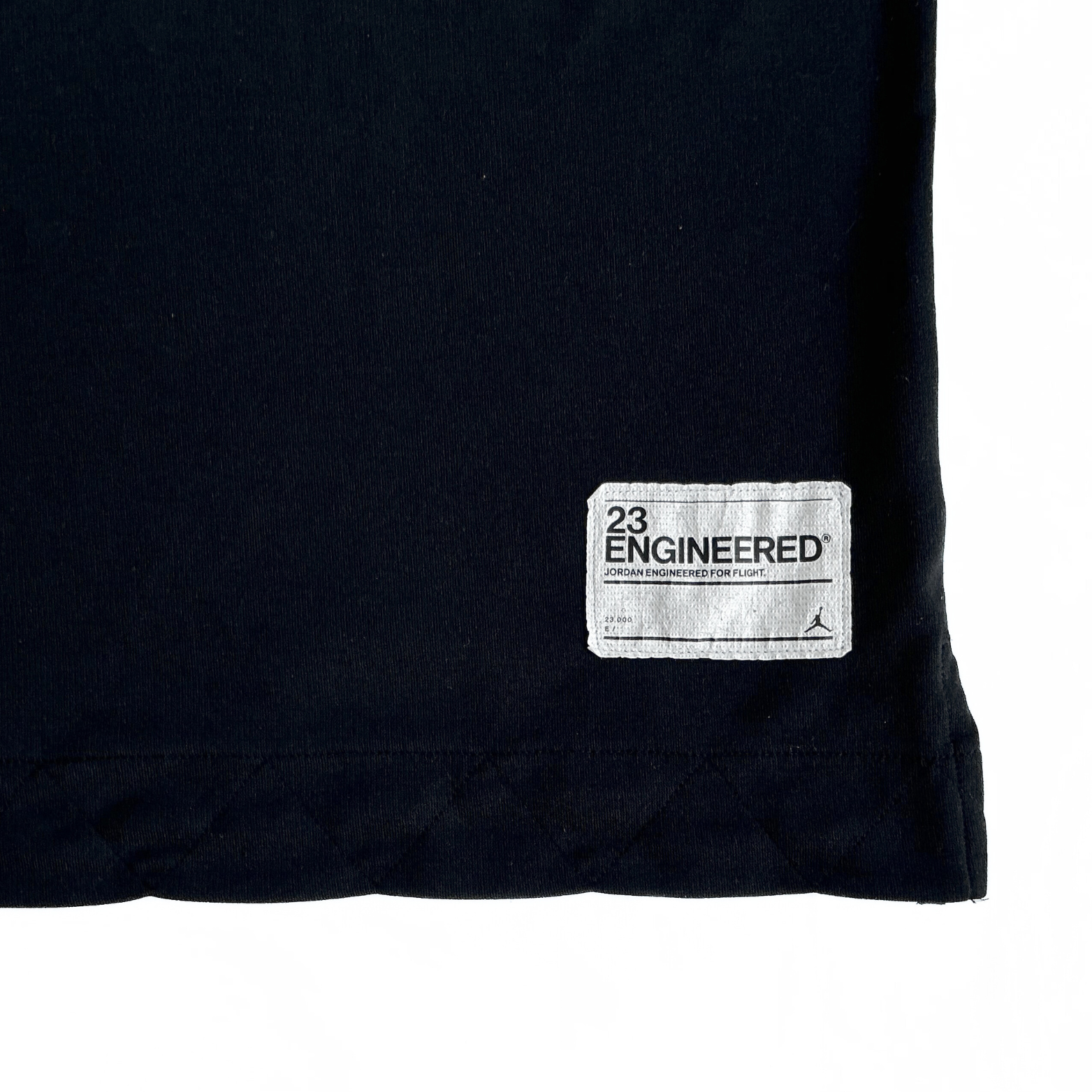 Jordan 23 Engineered Helvetica T-Shirt in Black / White