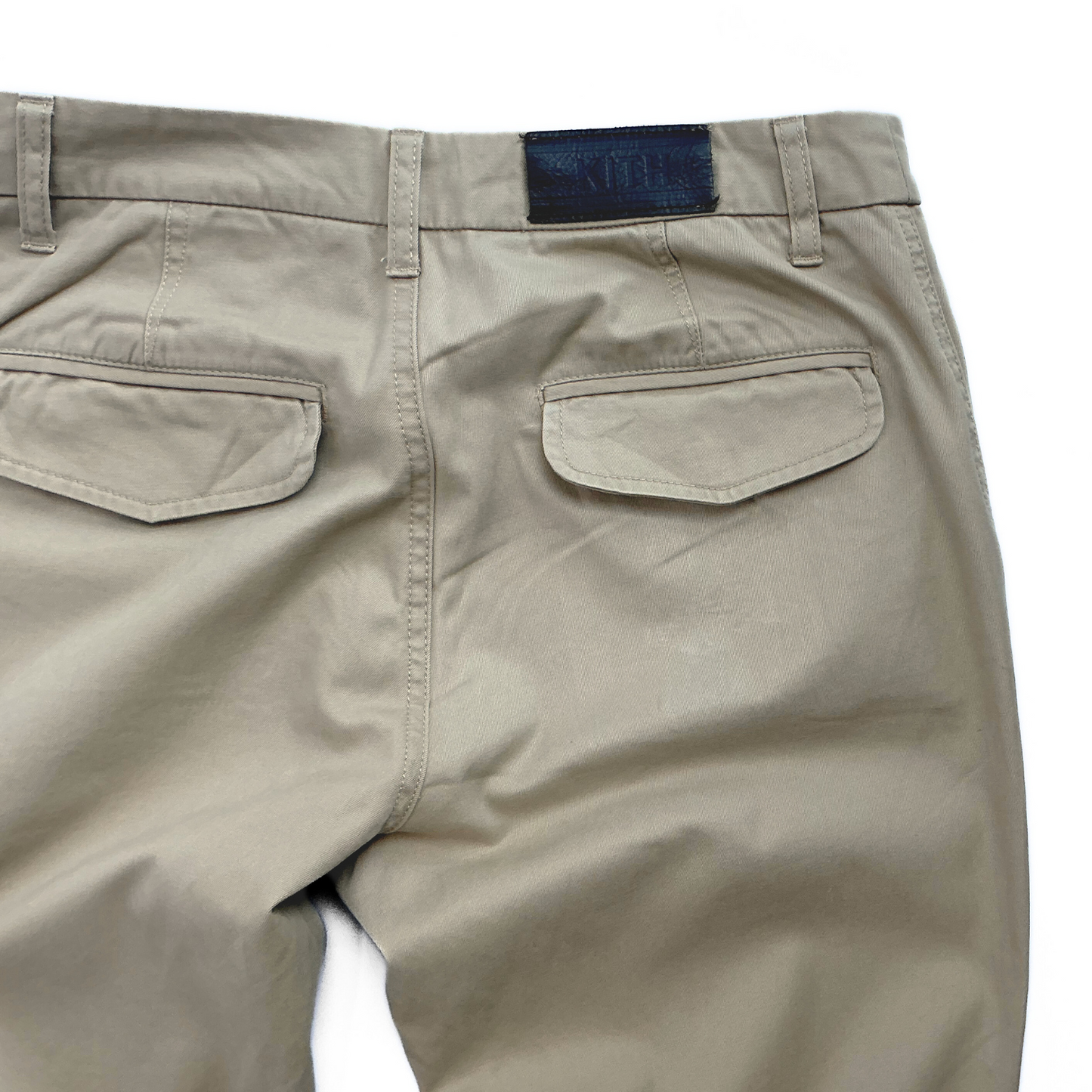 Kith Classics Mercer Twill Pants in Beige / Grey
