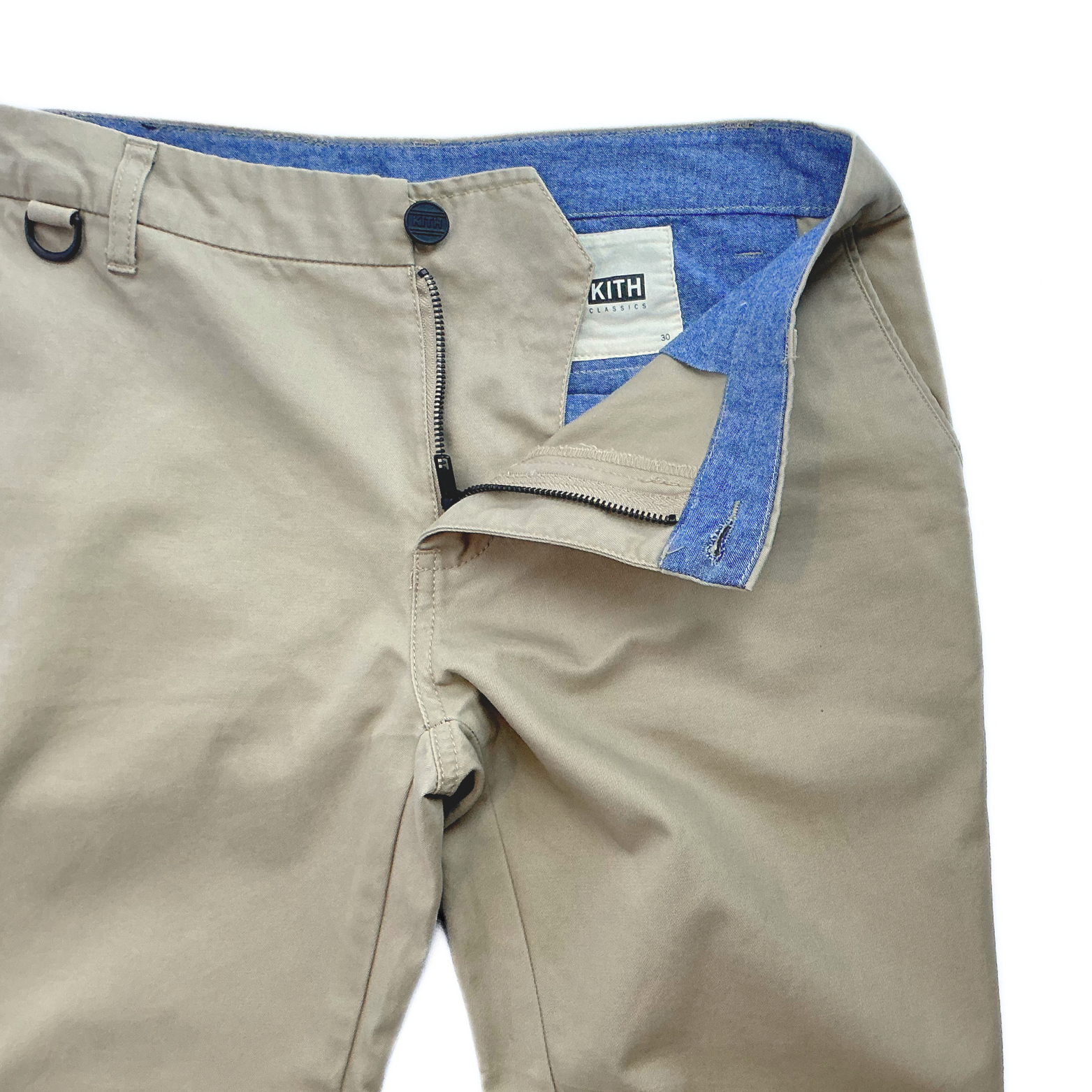 Kith Classics Mercer Twill Pants in Beige / Grey