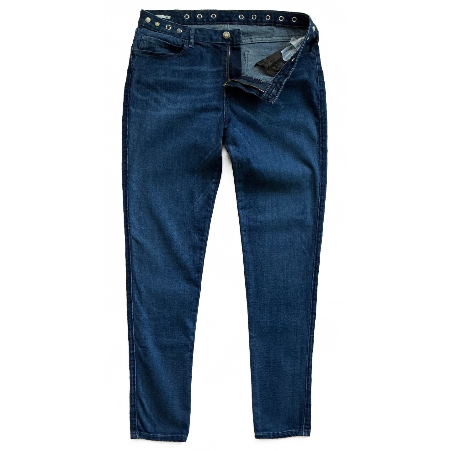 Levi Dark Wash Studded Jeans in Dark Wash