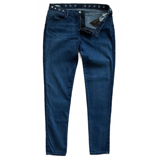 Levi Dark Wash Studded Jeans in Dark Wash