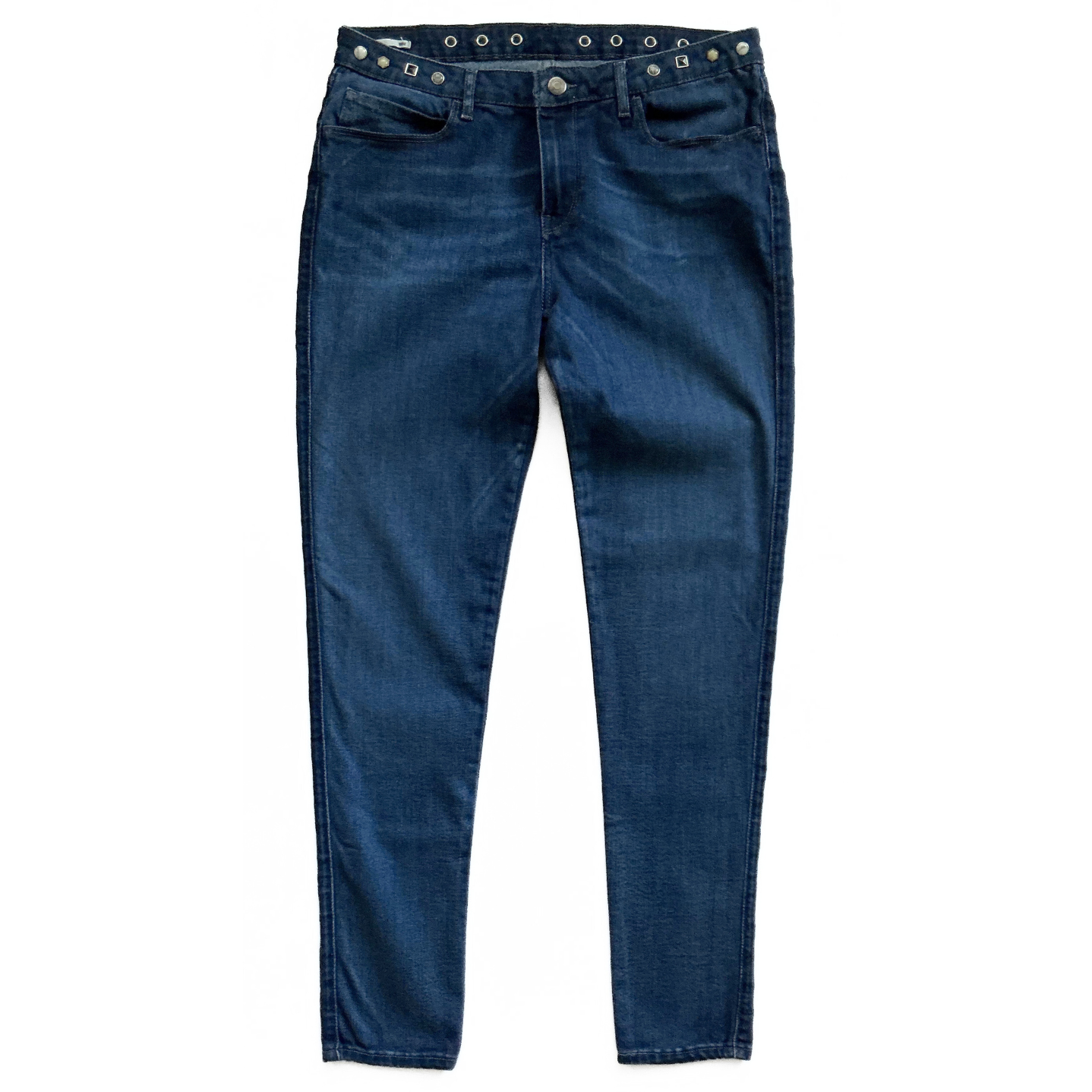 Levi Dark Wash Studded Jeans in Dark Wash