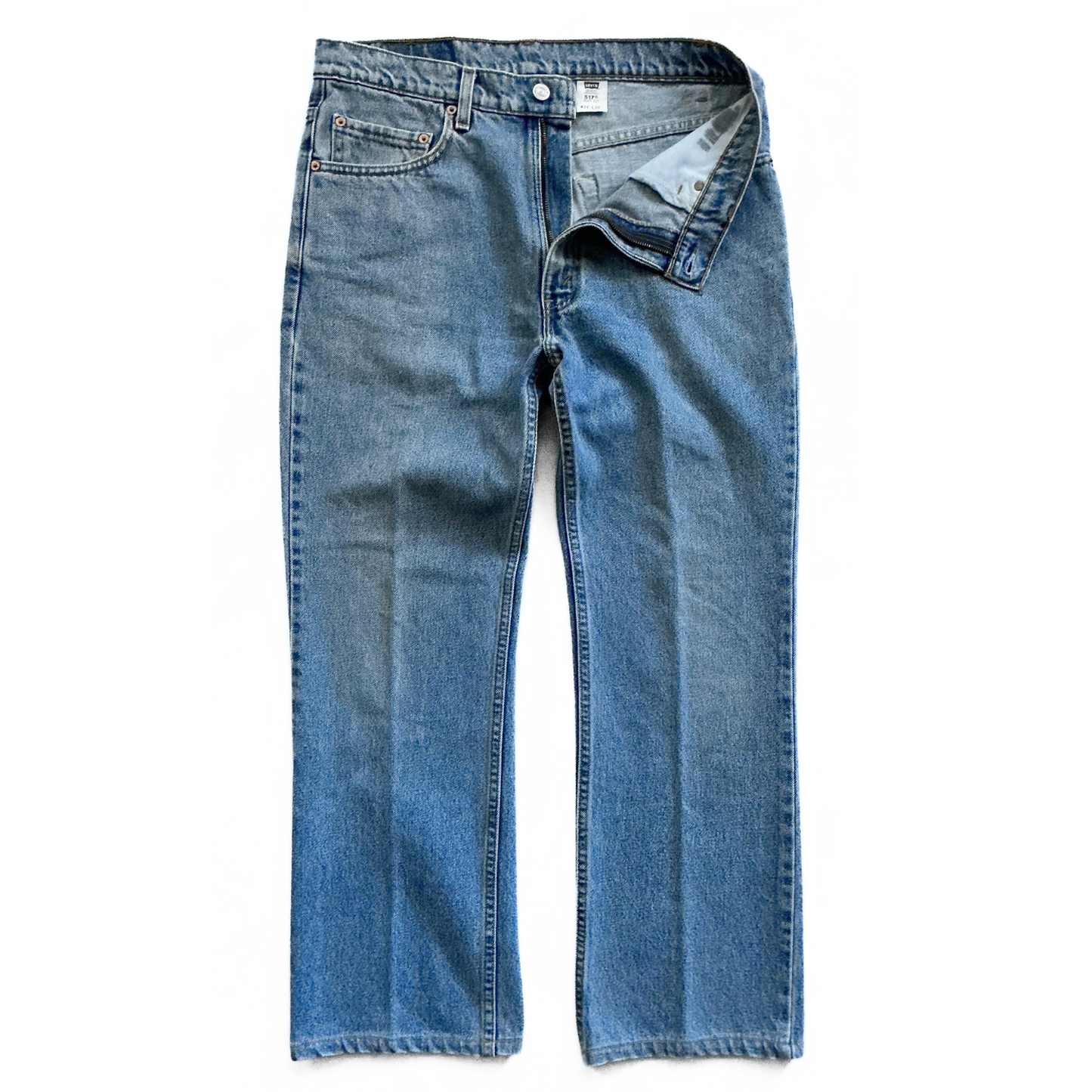 Levi Vintage 517 Boot Cut Denim Jeans in Blue