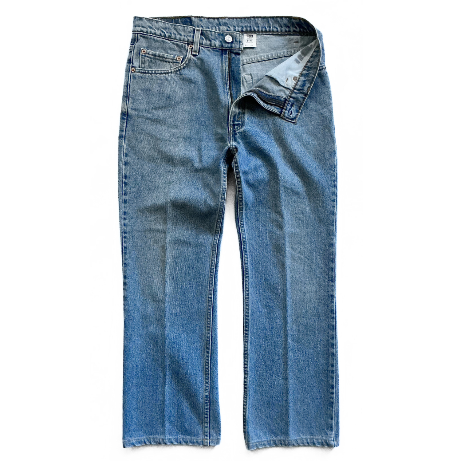 Levi Vintage 517 Boot Cut Denim Jeans in Blue