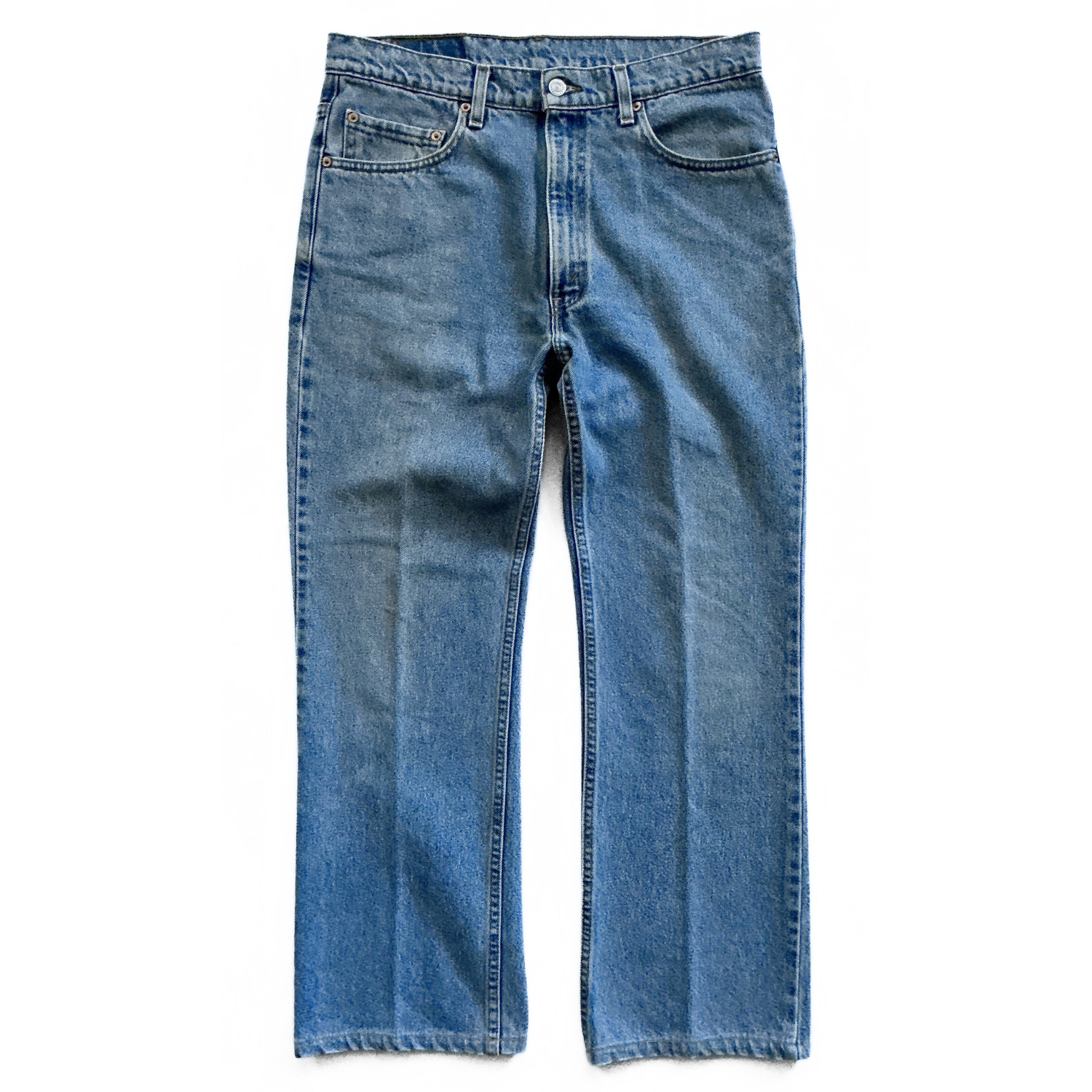 Levi Vintage 517 Boot Cut Denim Jeans in Blue