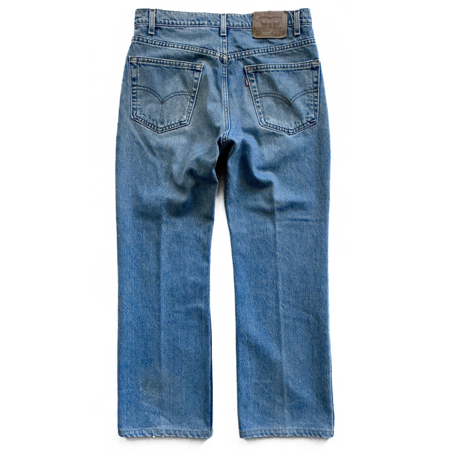 Levi Vintage 517 Boot Cut Denim Jeans in Blue