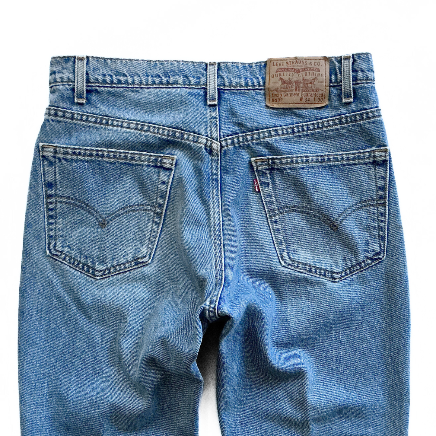 Levi Vintage 517 Boot Cut Denim Jeans in Blue