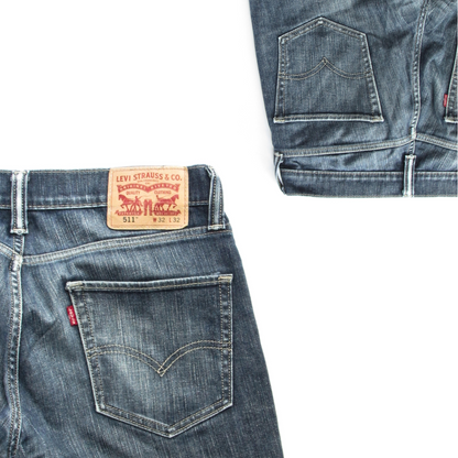 Levi 511 Washed Denim Jeans