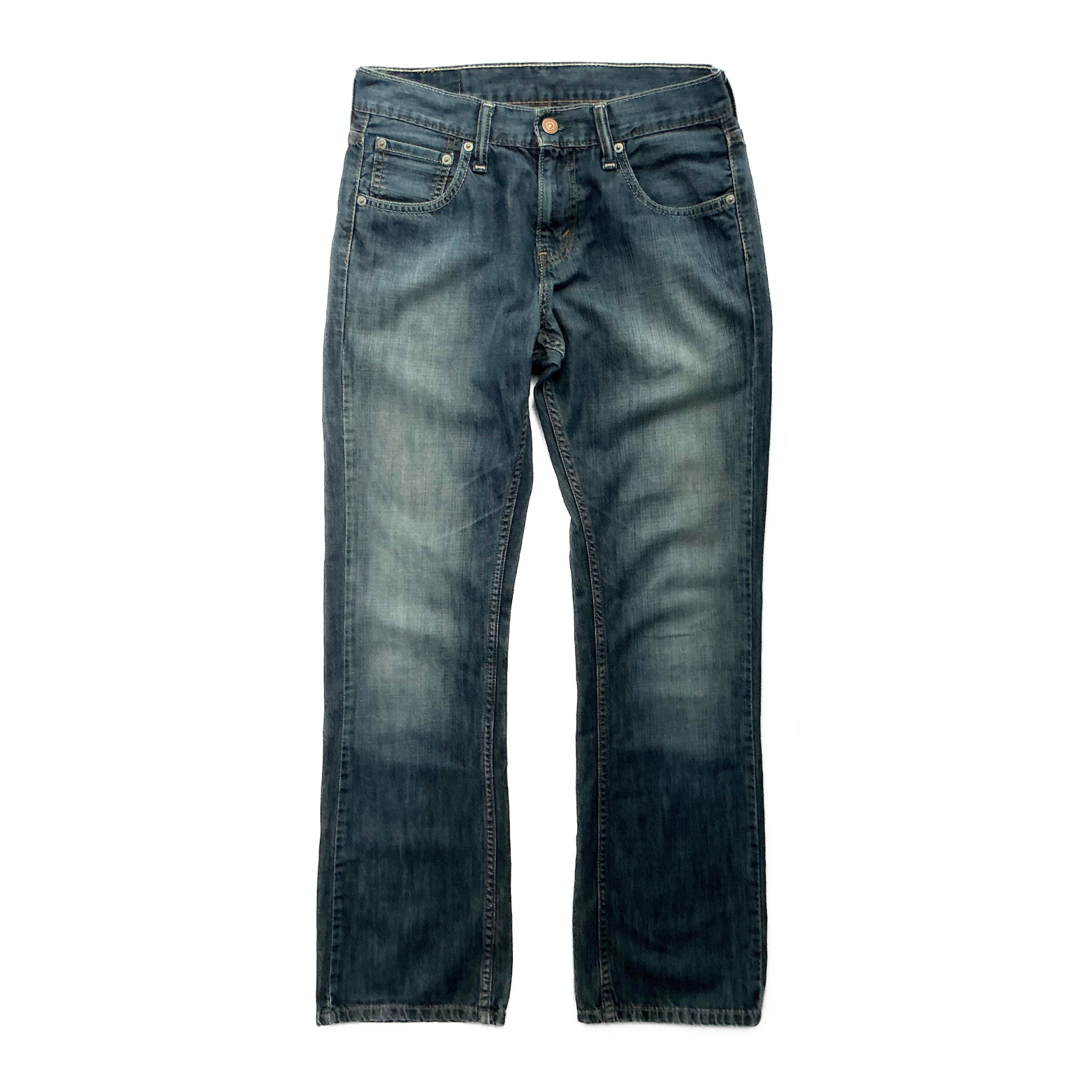 Levi 527 Washed Denim Jeans