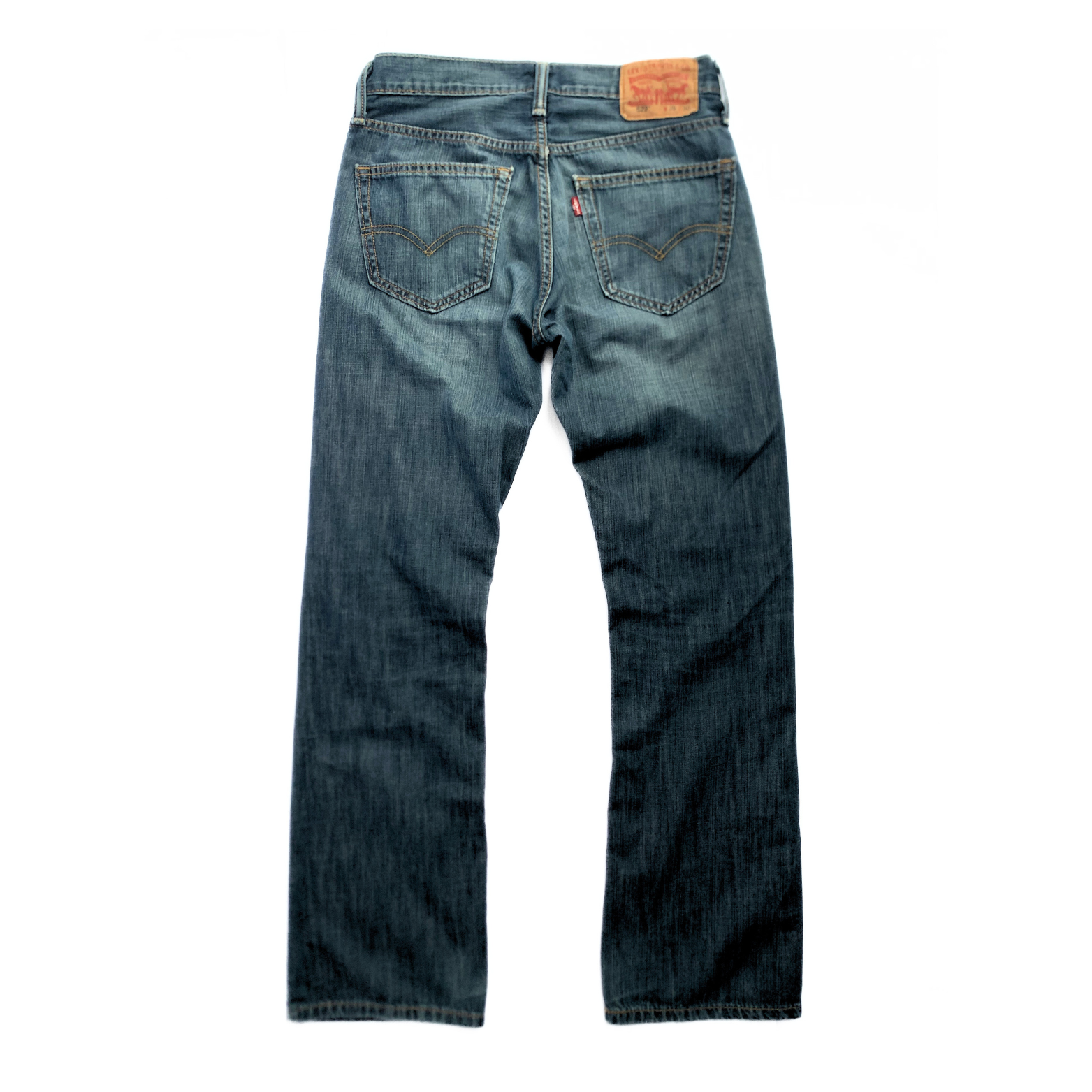 Levi 527 Washed Denim Jeans