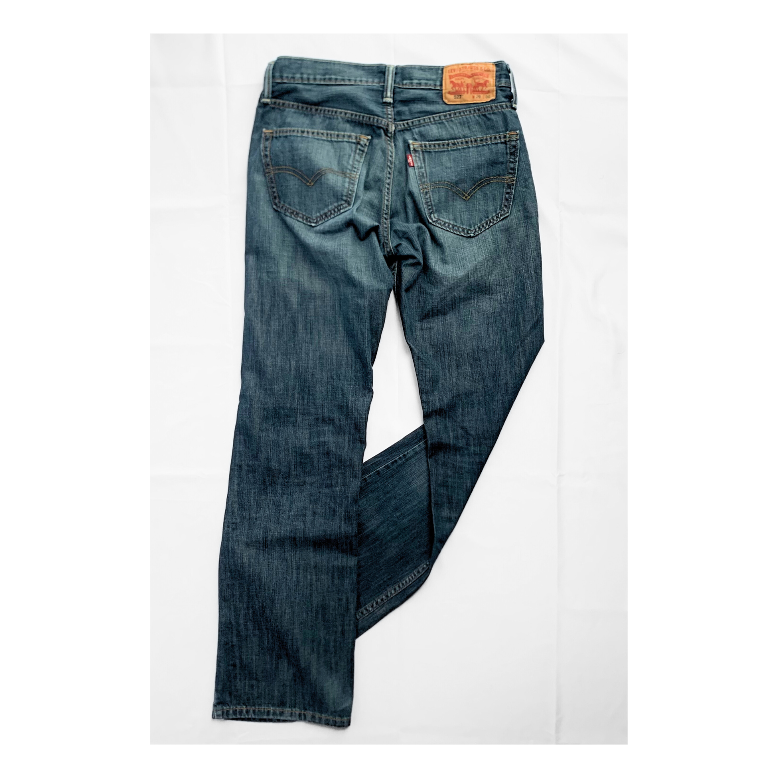 Levi 527 Washed Denim Jeans