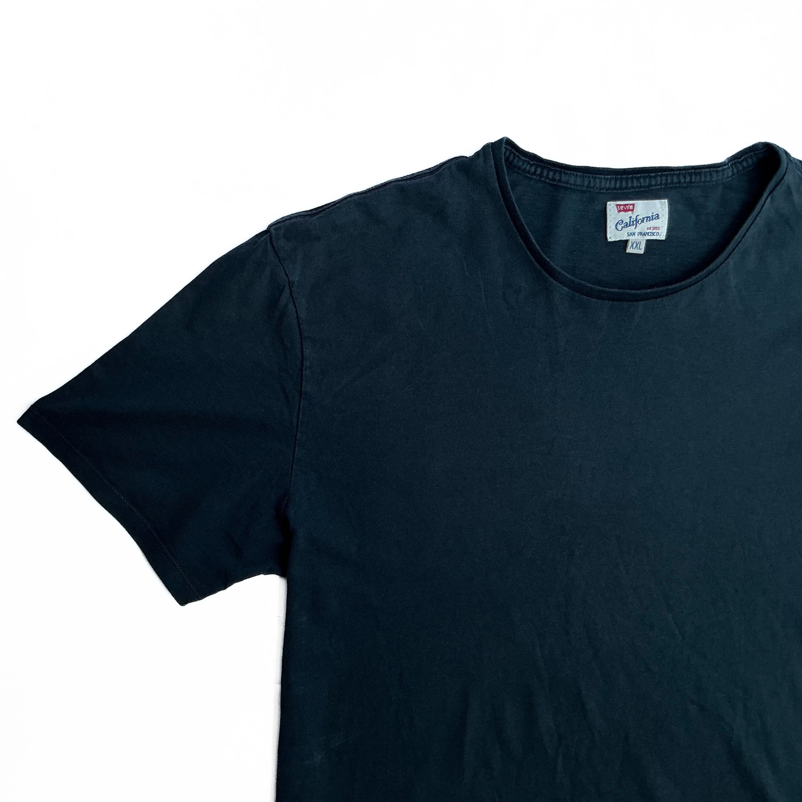 Levi's Vintage Clothing T-Shirt in Dark Navy Made in Portugal