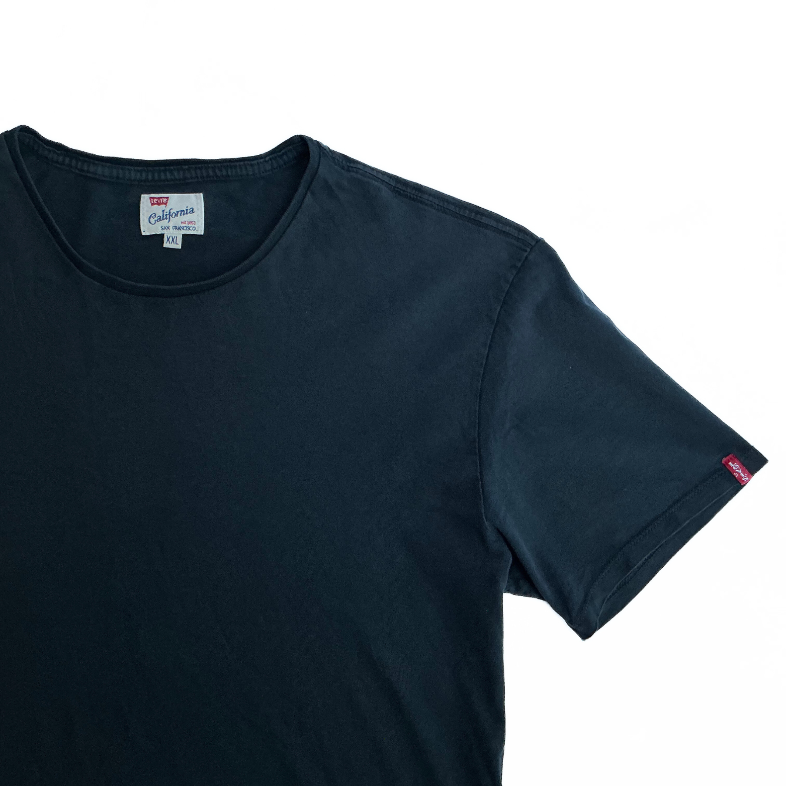 Levi's Vintage Clothing T-Shirt in Dark Navy Made in Portugal