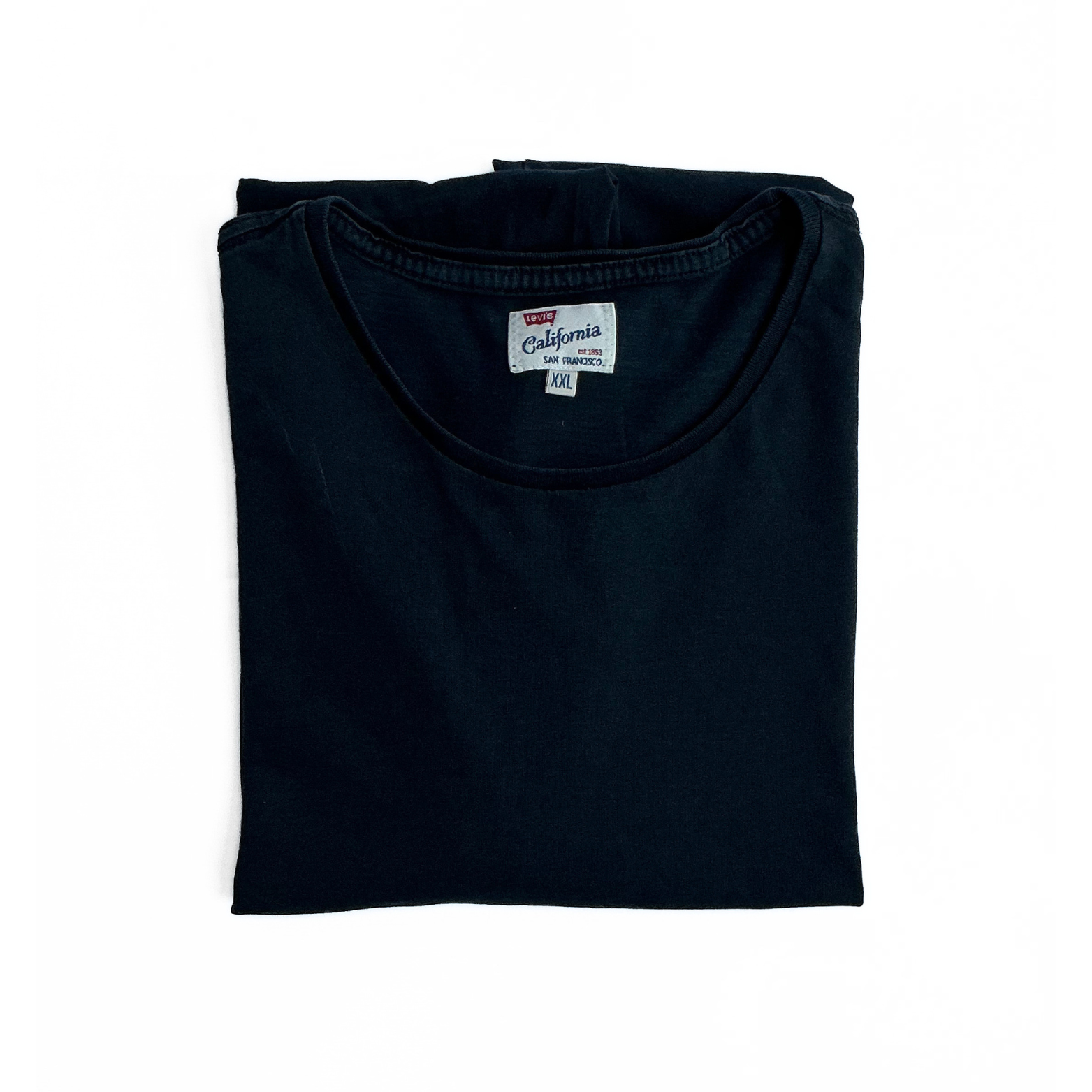 Levi's Vintage Clothing T-Shirt in Dark Navy Made in Portugal